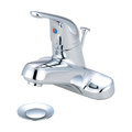 Olympia Faucets Single Handle Bathroom Faucet, Compression Hose, Centerset, Chrome, Number of Holes: 3 Hole L-6160H